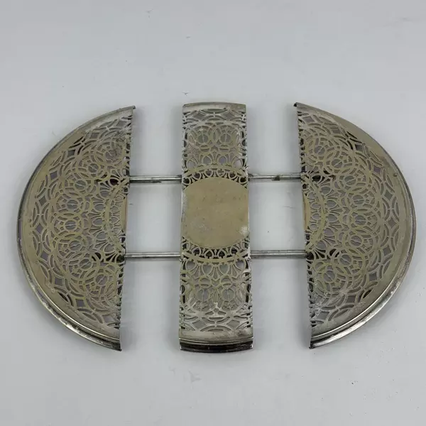 Vintage MSC Middletown Silver Co Expandable Silver Plate Trivet