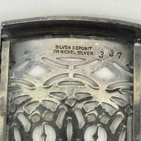 Vintage MSC Middletown Silver Co Expandable Silver Plate Trivet