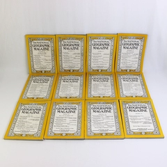 Vintage National Geographic Magazine 1951 Set of 12 Complete Missing Map Inserts