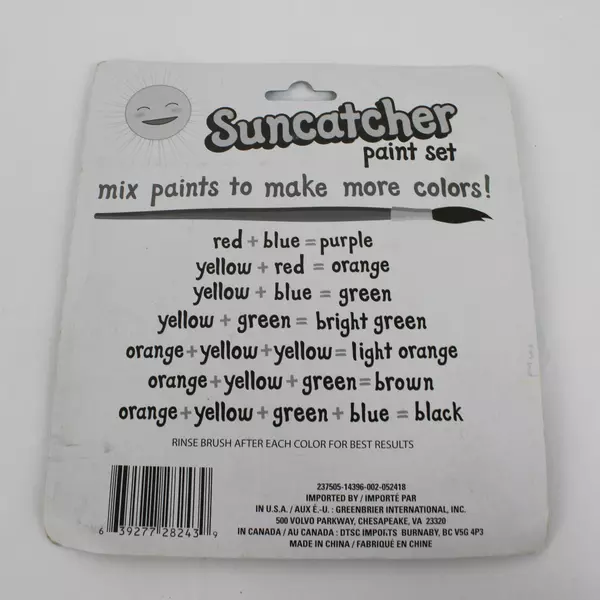 Suncatcher Teddy Bear Painting Kit Fun DIY Craft for Kids & Adults