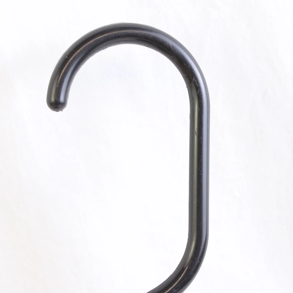 Lot of 10 Black Plastic Tubular Clothes Hangers with Notches Closet Organization