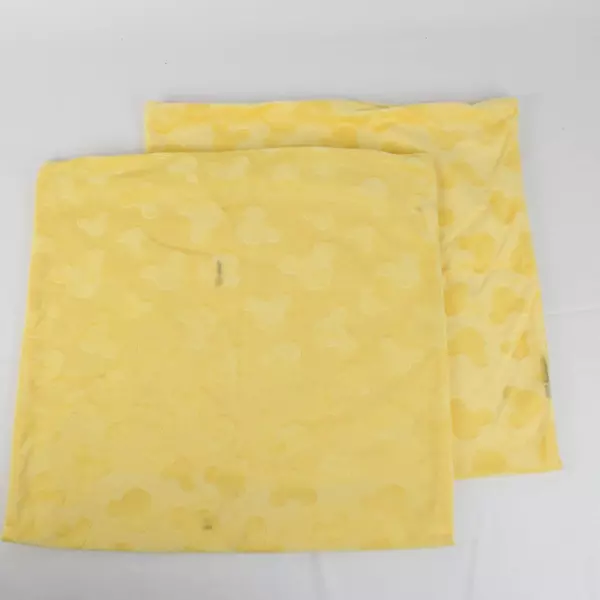 Lot of 2 Mickey Mouse Pillow Covers Decorative Cushion Case 18x18 Inches