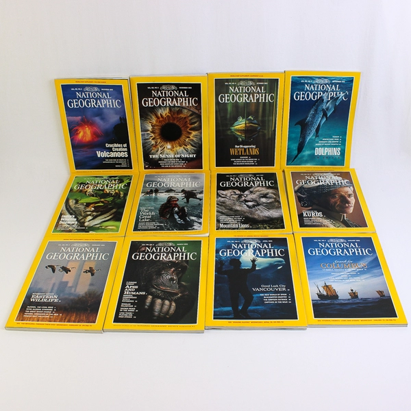 National Geographic Magazine 1992 Complete Collection Set of 12