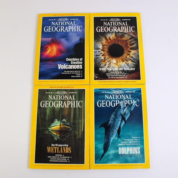 National Geographic Magazine 1992 Complete Collection Set of 12