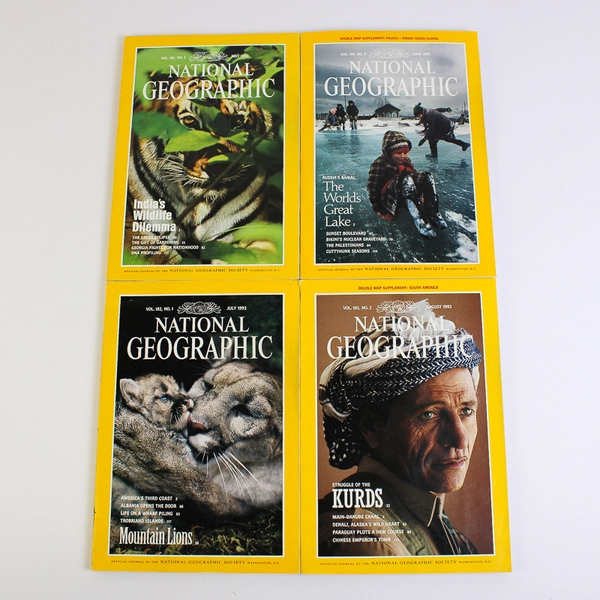 National Geographic Magazine 1992 Complete Collection Set of 12