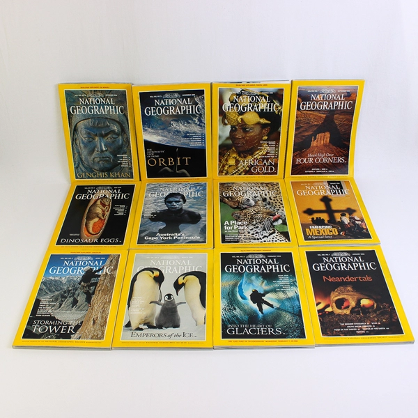 National Geographic Magazine 1996 Complete Collection Set of 12