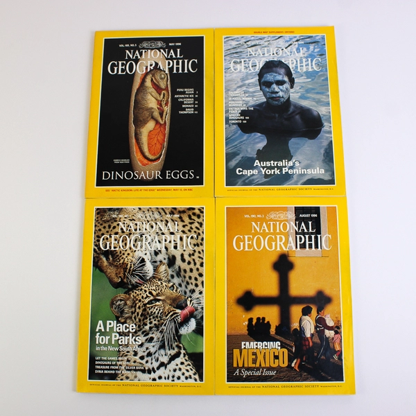 National Geographic Magazine 1996 Complete Collection Set of 12