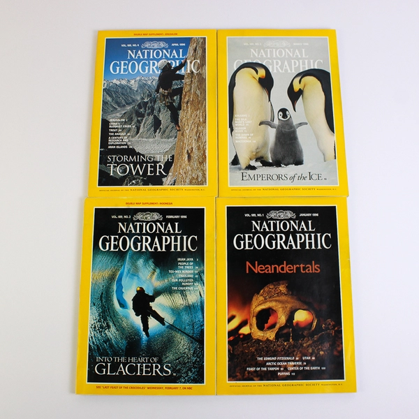 National Geographic Magazine 1996 Complete Collection Set of 12
