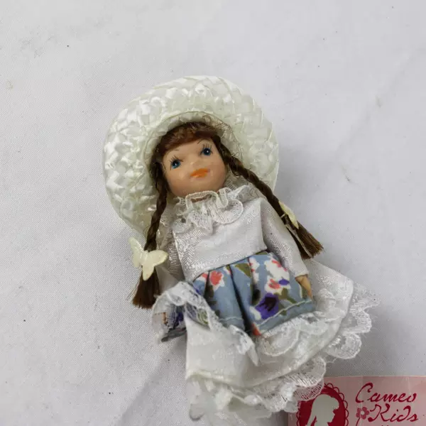Cameo Kids Miniature Porcelain Doll Collectible Vintage Style Small Figurine
