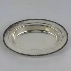 Vintage Empire Manufacturing Company Oval EPNS Silver Plate Bowl 1952