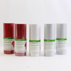 Lot of 5 FloraCraft White and Red Glittered Organza 10 Yard Rolls