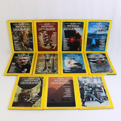 Lot of 11 1982 National Geographic Magazines Missing May & Map Insert December