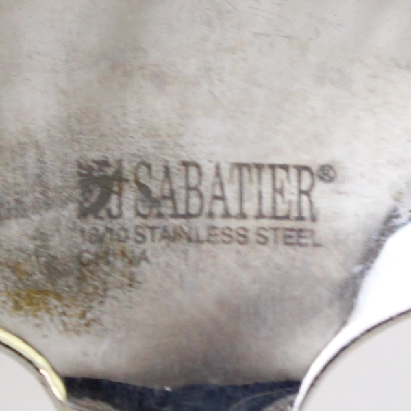 Set of 2 Sabatier Maison Stainless Steel Soup Spoons