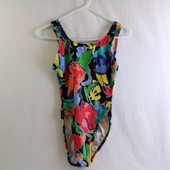 Vintage Lands' End Multicolor Leotard Women's Size 10