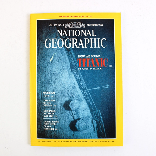 Lot of 9 1985 National Geographic Magazines Missing Jan June & Nov Issues