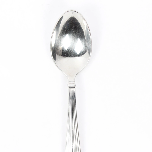 Lot Of 5 Reed & Barton Jubilee (Stainless) Flatware 4 Soup Spoons 1 Serving Fork