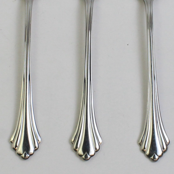 Lot Of 3 Oneida Silver Bancroft (Stainless) Flatware Serving Forks