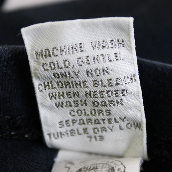 Vintage Lands' End Dark Navy Athletic Shorts Cotton Blend Women's Size 10