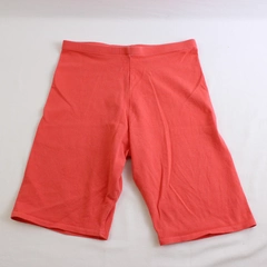 Vintage Lands' End Coral Orange Athletic Shorts Cotton Blend Women's Size 10