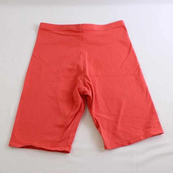 Vintage Lands' End Coral Orange Athletic Shorts Cotton Blend Women's Size 10