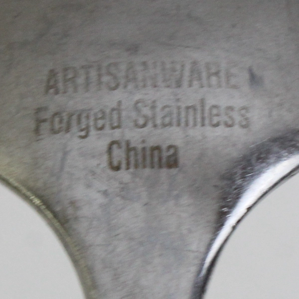 Lot Of 5 Artisanware Silver Savannah Flatware 2 Serving & 3 Iced Tea Spoons