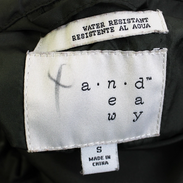 A New Day Army Green Water Resistant Jacket Women's Small