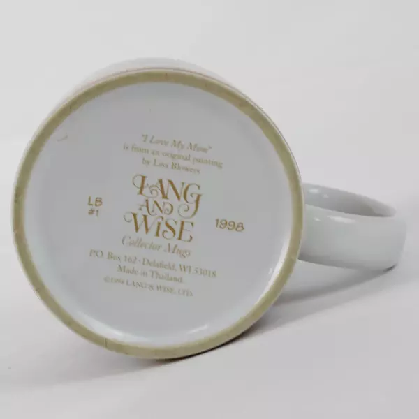 1998 Lang and Wise I Love My Mom Coffee Mug Lisa Blowers LB #1 Pre-Owned