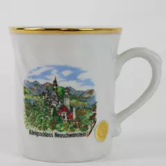 Neuschwanstein Castle Bavaria "Konigsschloss Neuschwanstein" Handmade Mug 