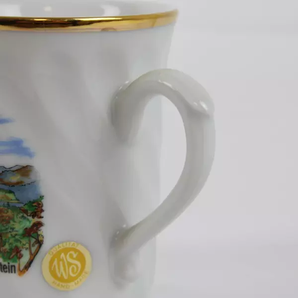 Neuschwanstein Castle Bavaria "Konigsschloss Neuschwanstein" Handmade Mug 