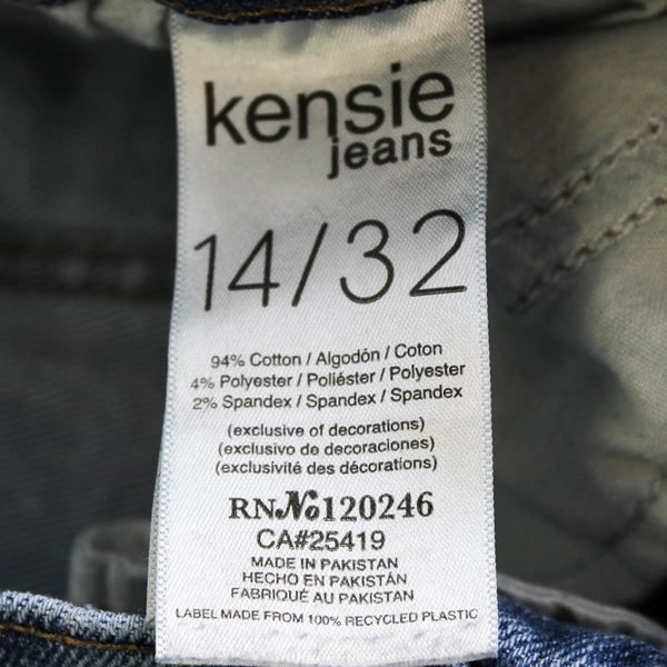Kensie Jeans The Kelsey High Rise Skinny Women's Size 14/32