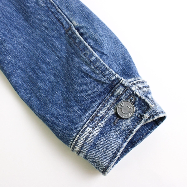 KUT From The Cloth Acid Wash Denim Jacket Women's Large