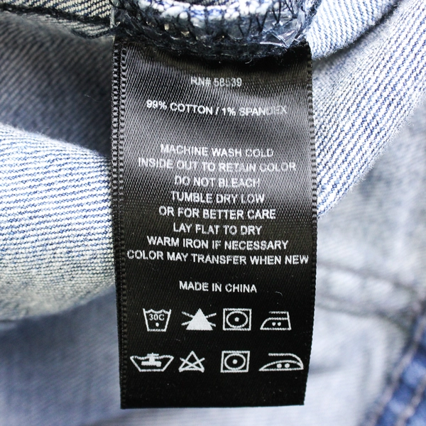 KUT From The Cloth Acid Wash Denim Jacket Women's Large