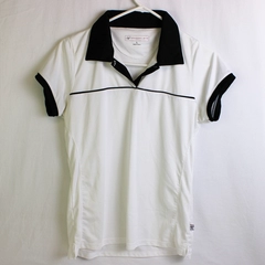 Maggie Lane Black and White Polo Shirt Women's Size Large