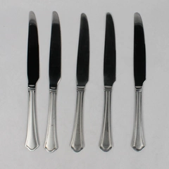 Lot Of 5 Pfaltzgraff Capri Frost (Stainless) Flatware French Solid Knives