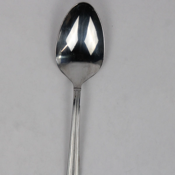 Lot Of 5 Pfaltzgraff Capri Frost (Stainless) Flatware Oval Soup Spoons