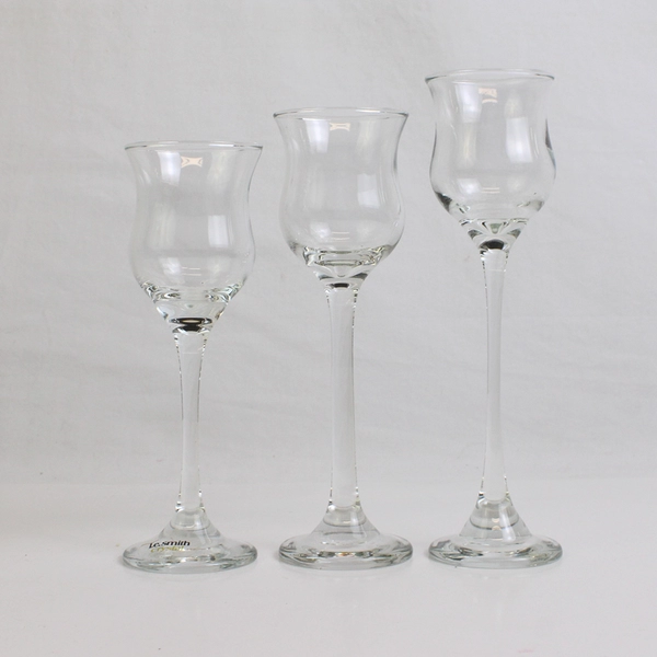 L E Smith 3 Piece Handmade Cordial Lite II Graduated Sized Votive Candle Set