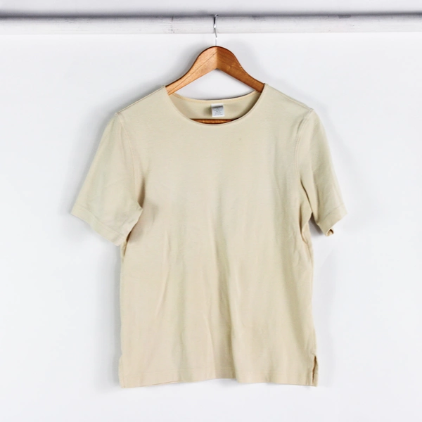 Lot of 4 Cotton Crew Neck T-Shirts Women's Size Small 6-8 FLAWED