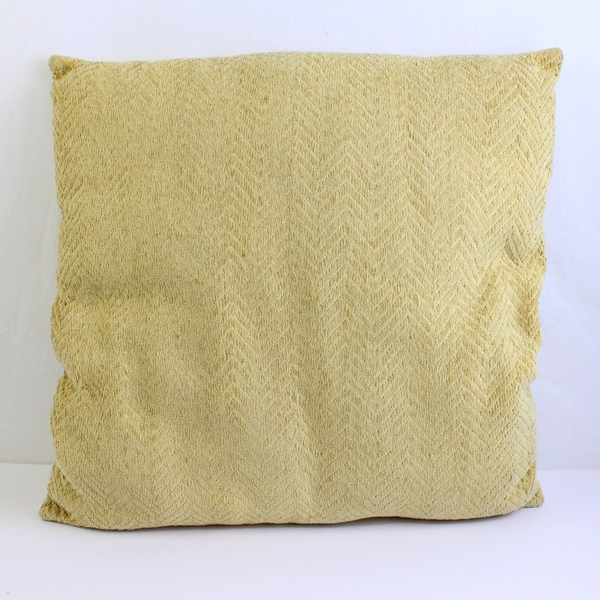 Set of 2 Pier 1 Imports Yellow Square Decorative Throw Pillows 18" x 18"