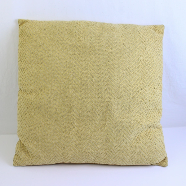 Set of 2 Pier 1 Imports Yellow Square Decorative Throw Pillows 18" x 18"