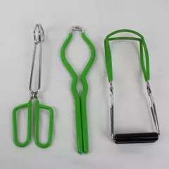 Presto Canning Kit Bright Green 3-Piece Set Tongs Jar Lifter Wrench Kitchen Tool