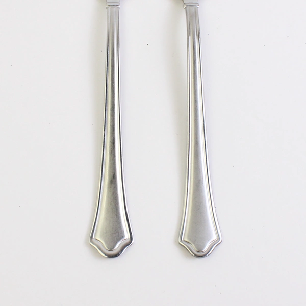 Lot Of 2 Pfaltzgraff Capri Frost Stainless Steel Cold Meat Serving Forks