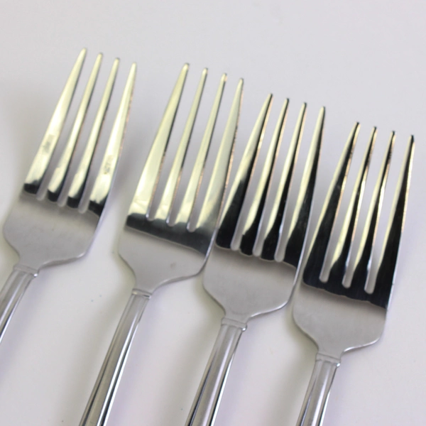 Lot Of 5 Pfaltzgraff Capri Frost Stainless Flatware Salad Forks Sugar Spoon