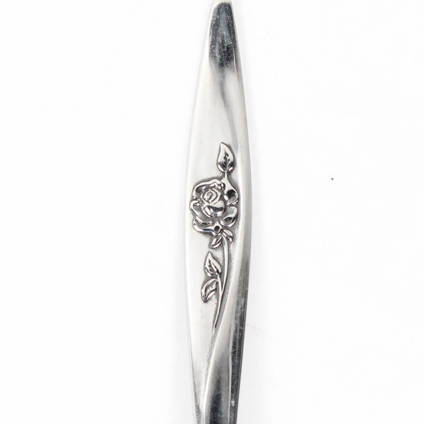 Lot Of 5 Oneida Silver Lasting Rose (Stainless) Flatware Individual Salad Forks