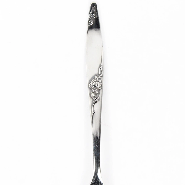 Lot Of 7 Oneida Silver Rose Duet (Stainless) Flatware Individual Salad Forks