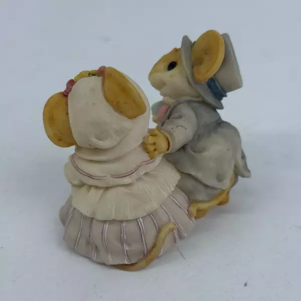 1991 Ganz Little Cheesers A Toast Wedding Mouse Figurine 05501