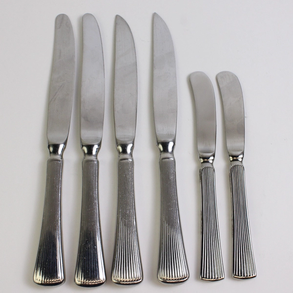 Lot of 6 Corby Hall Distinction Knives Stainless Steel 18/10 Portugal