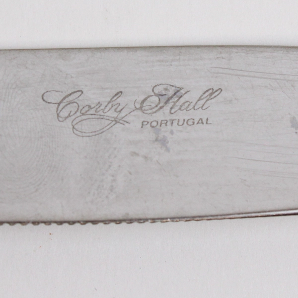 Lot of 6 Corby Hall Distinction Knives Stainless Steel 18/10 Portugal
