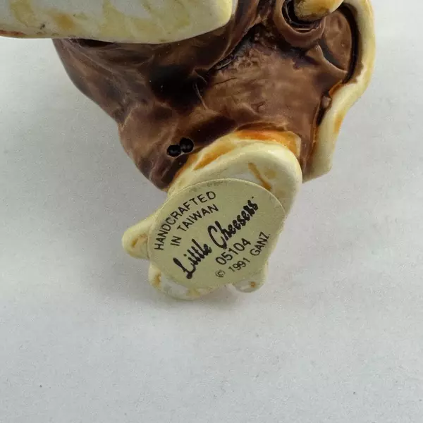 1991 Ganz Little Cheesers Mouse With Bouquet of Flowers 05104