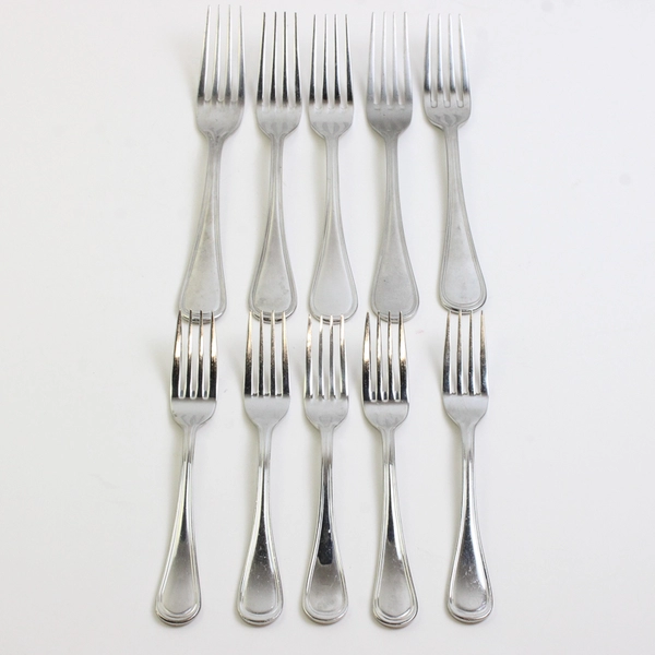 Lot of 10 Corby Hall Teresa Stainless Steel Silverplate Forks 18/10