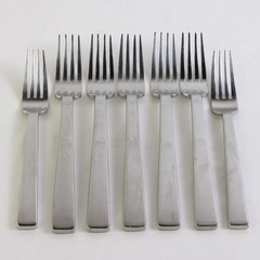 Set of 7 Corby Hall Monaco Mirror Finish Stainless Steel Forks 18/10